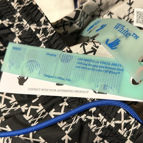 OFF-WHITE monogram nylon pants Black - Picture 10 of 16